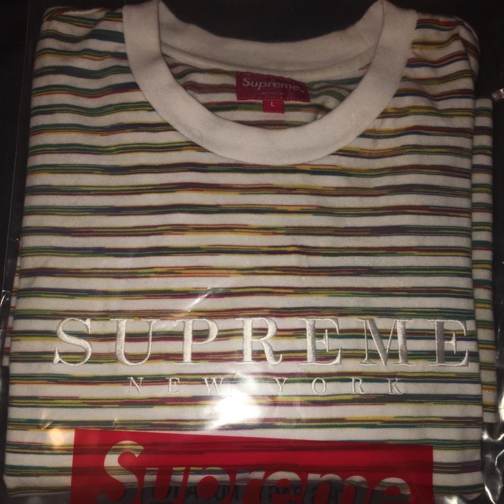 Supreme static stripe top